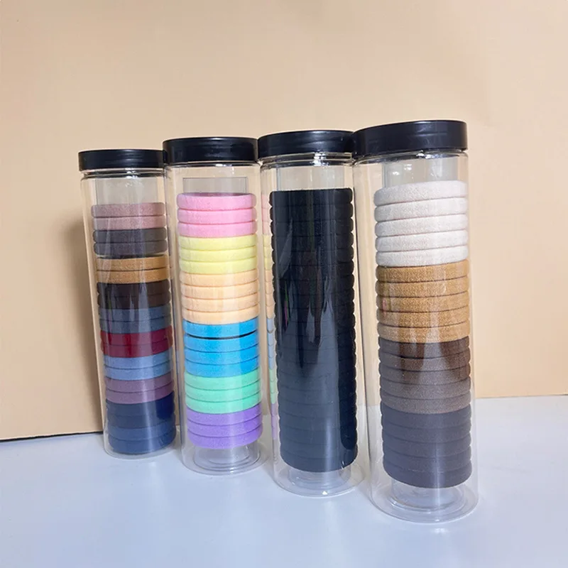 

20pcs/set Morandi high stretch hair ties rope seamless tied ponytail hair bands elastic accessories for girls adult wholesale