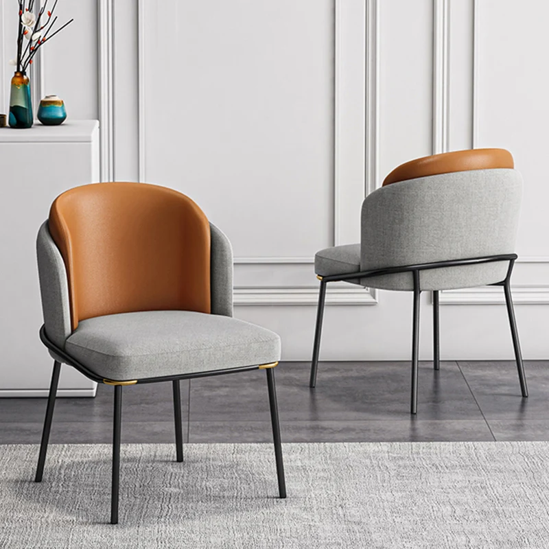 

Velvet Bar Stool Dining Chair Backrest Back Cushion Cafe Dining Chair Prefabricated House Chaises Salle Manger Terrace Furniture