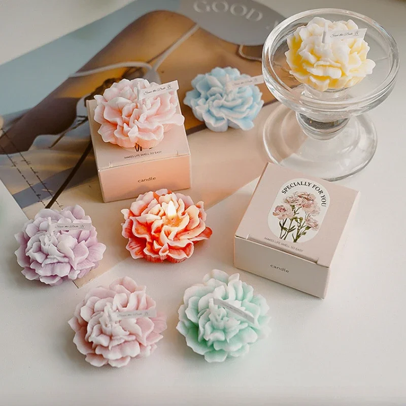 Zackoo 3D гвоздика ароматическая свеча ароматические свечи подарок на день матери