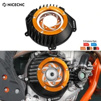 nicecnc engine transparent clutch cover guard for ktm 250 350 sx f xc f 2016 2021 250 350 exc f 2017 2023 350 xcf w 2020 2022