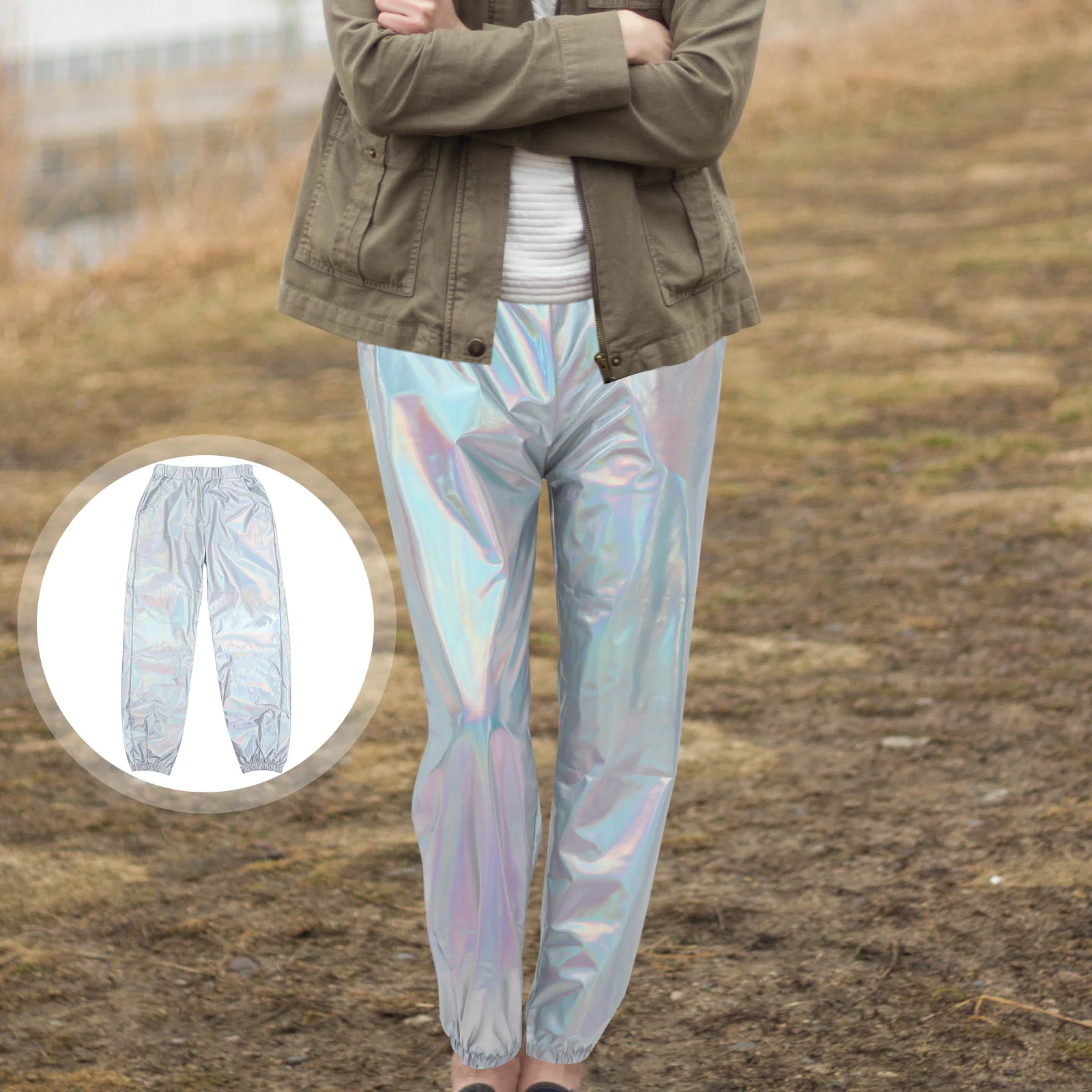 

Female Loose Pants Hip Hop Sweatpants Baggy Long Girls Athletic Casual Trousers