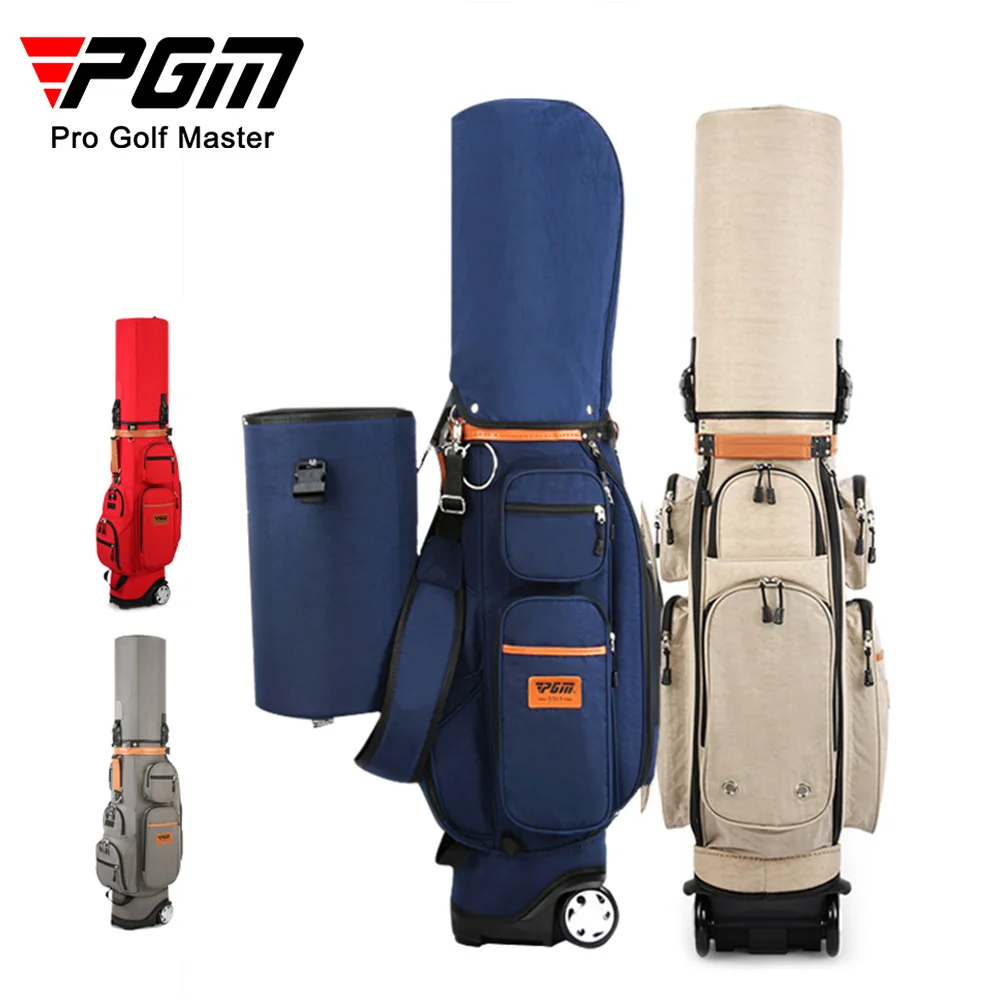 pgm Waterproof High Quality Golf Bag Professional Retractable Golf Bag Big Capacity Thermostatic Pack Golfing Cart Club Airbag