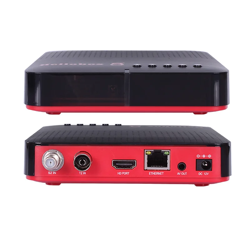 New Hellobox 8 receiver satellite DVB-T2 DVB S2 Combo TV Box Tuner Support Play On Phone Satellite Receiver S2X H.265 |