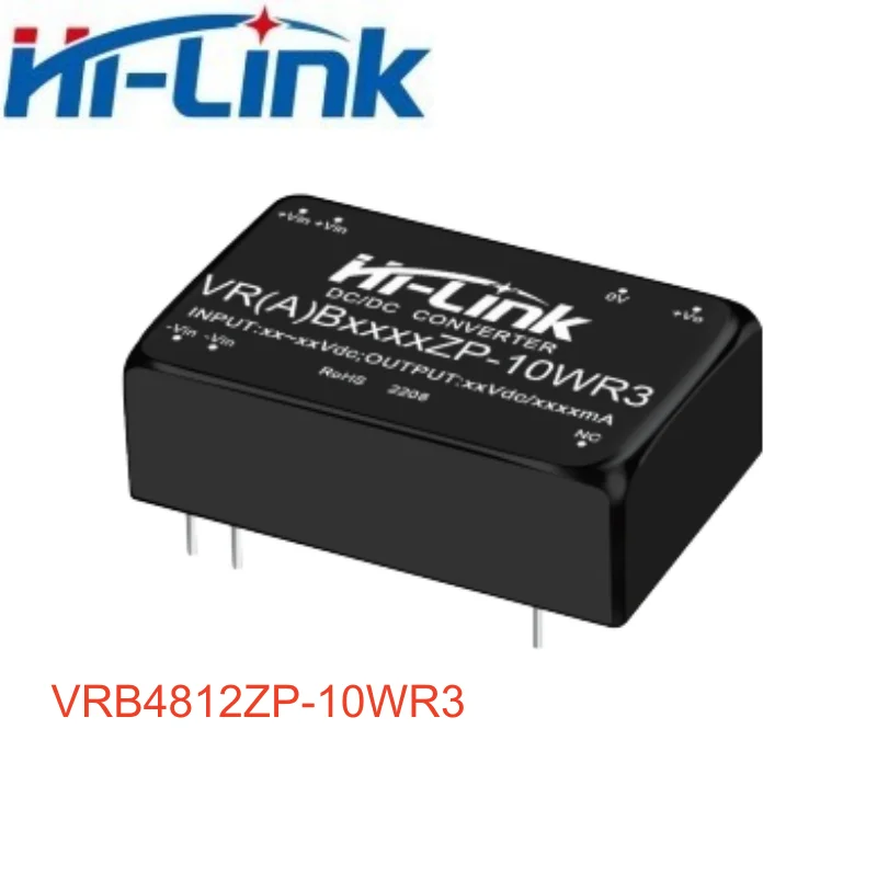 Фото Оригинальный изолированный DC-DC преобразователь Hi-Link VRB4812ZP-10WR3 10 Вт, вход 18-36 В, умные электронные компоненты №2