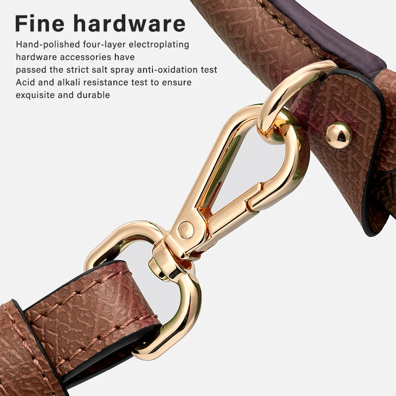 WUTA Bag Strap For Longchamp epure Free Punching Modification Set Fashion Wide Replacement Strap  Accessories Bag Straps