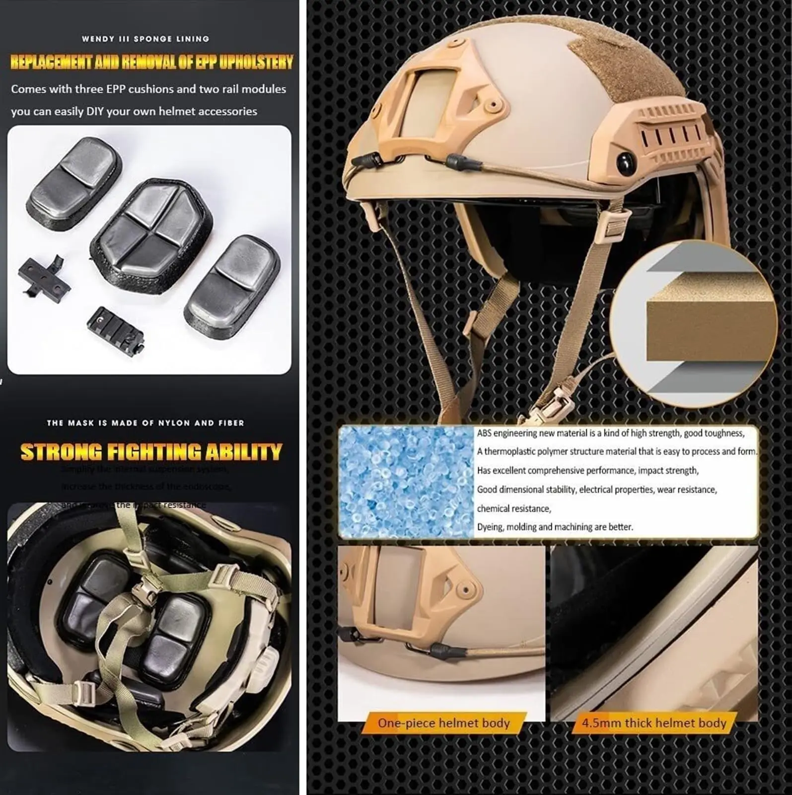 Фото Тактический шлем Ghost COD с наушниками и подсветкой NVG, модель для косплея Call of Duty Night Raid, с подсумком для батареек, для CS №5
