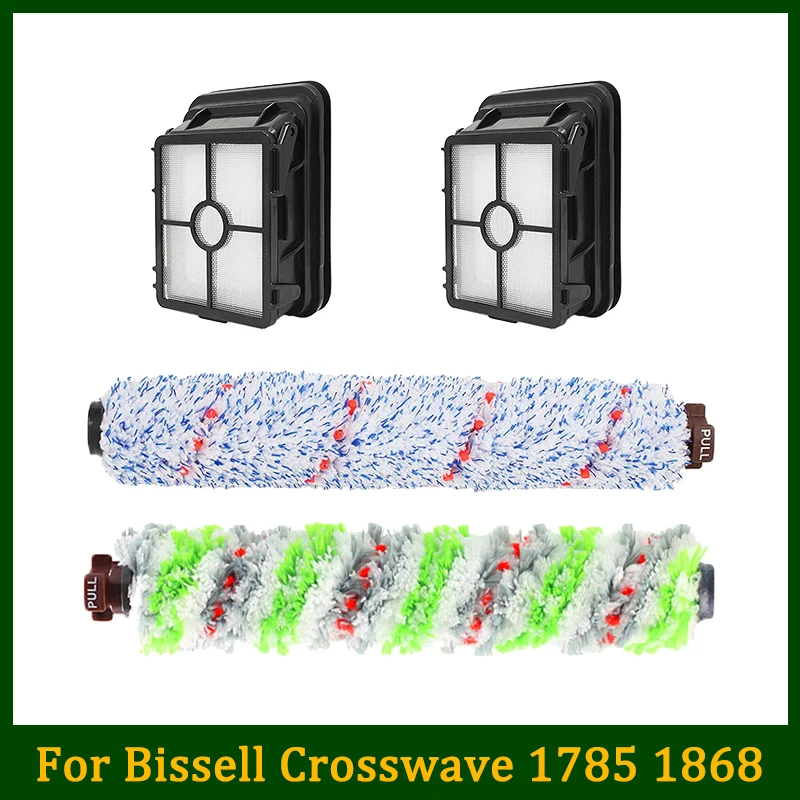 For Bissell Crosswave 1713 1785 Pet Pro 2223N Cordless 2582N  Cleaner 1866 1868 1934 1926 Motor Filter Brush Roll Replacement