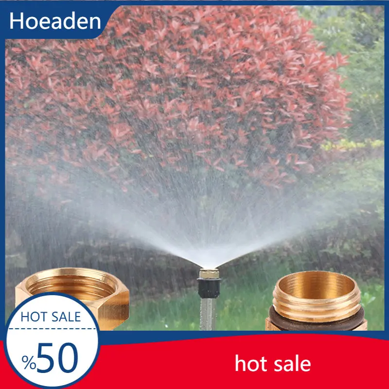 

1Pc 1/2inch Garden Sprinkler Adjustable Copper Centrifugal Nozzle Lawn Irrigation Sprinkler Reflection Atomization Spray Nozzle
