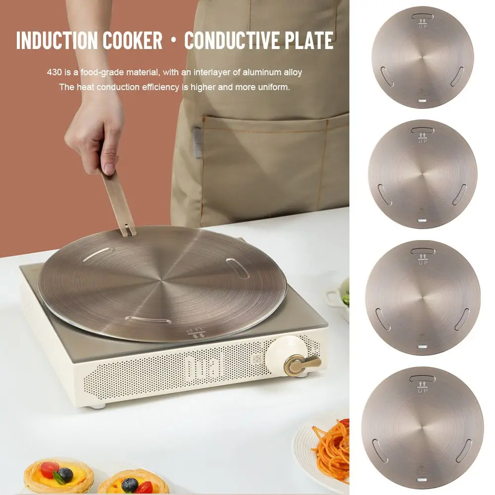

Ring Plate Stainless Cooker Diffuser Plate Induction Parts Induction Cooker Heat Heat Conduction Protector Stove Steel Kitchen
