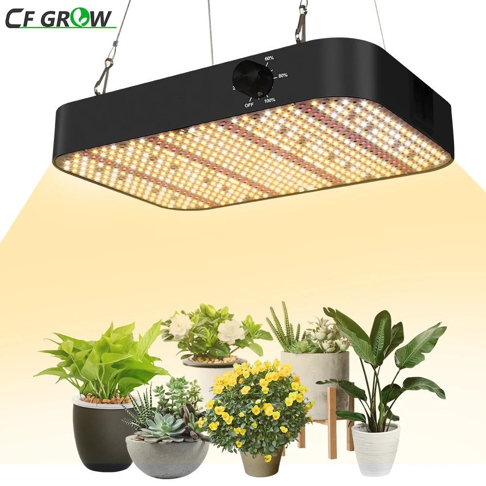 600w Full Spectrum Ip65 Waterproof Led Plant Light For Greenhouse Hydroponic Veg Flower Grow Tent 4*4ft