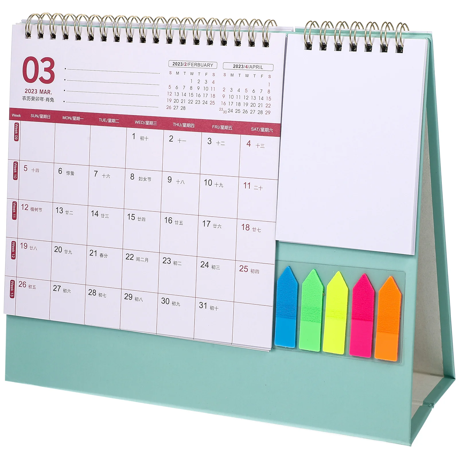 

Calendar Planner Desk Desktop Daily List Do Monthly Standing Year Weekly Up Stand Easel Business Calendars Table Notepad