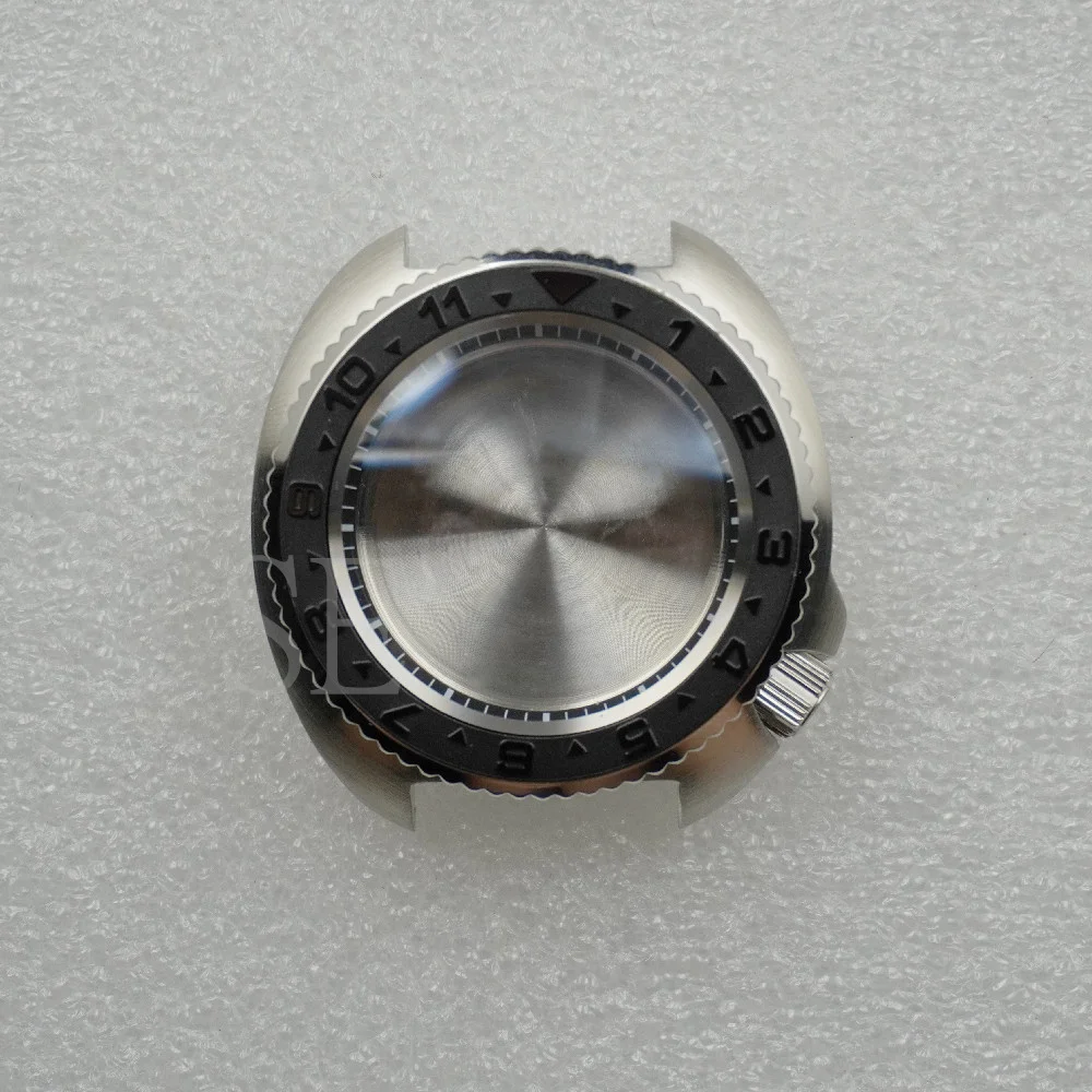 

Mechanical Case Retrofit 44mm Case 316L Stainless Steel Chronograph Diver for NH35 NH36 Sapphire Crystal Solid Case Back