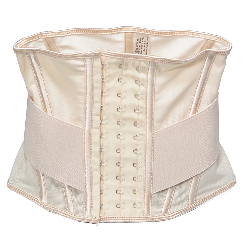 Короткий открытый тонкий летний нейлоновый сетчатый корсет для талии спиральные
