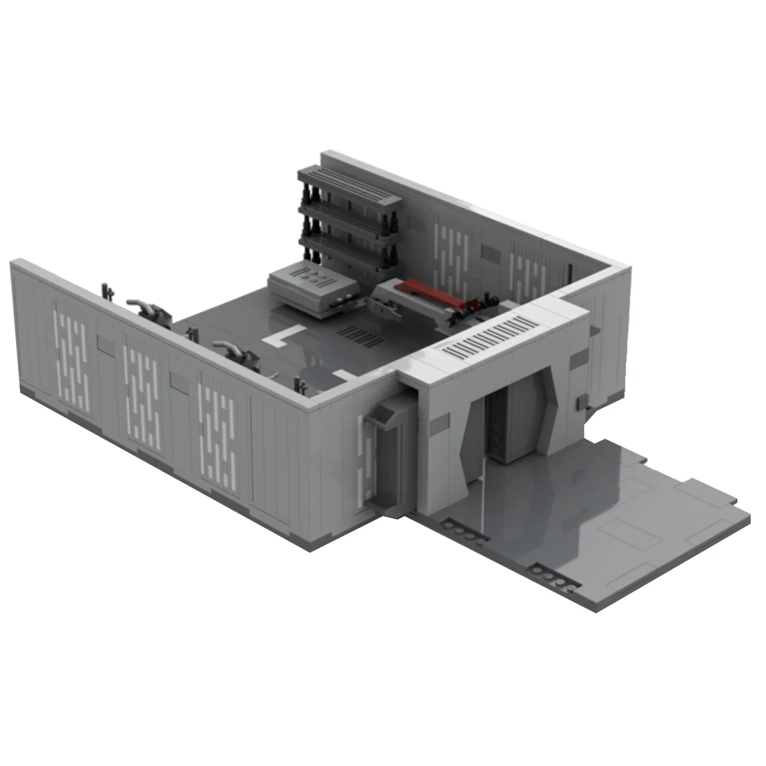 

MOC-97481 953pcs Sci-Fi Style Space Wars Modular Garage Model Building Blocks Set - By Brick_boss_pdf