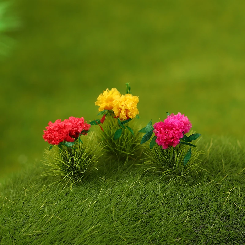 

Mini Flower Cluster Static Grass Tufts Sand Table Layout Scene Model Fairy Garden Wargame Material Micro Landscape Photo Model