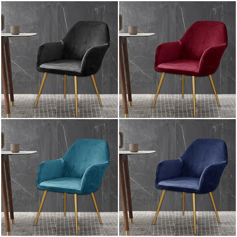 

1/6 шт., мягкий Бархатный Чехол на стул в скандинавском стиле