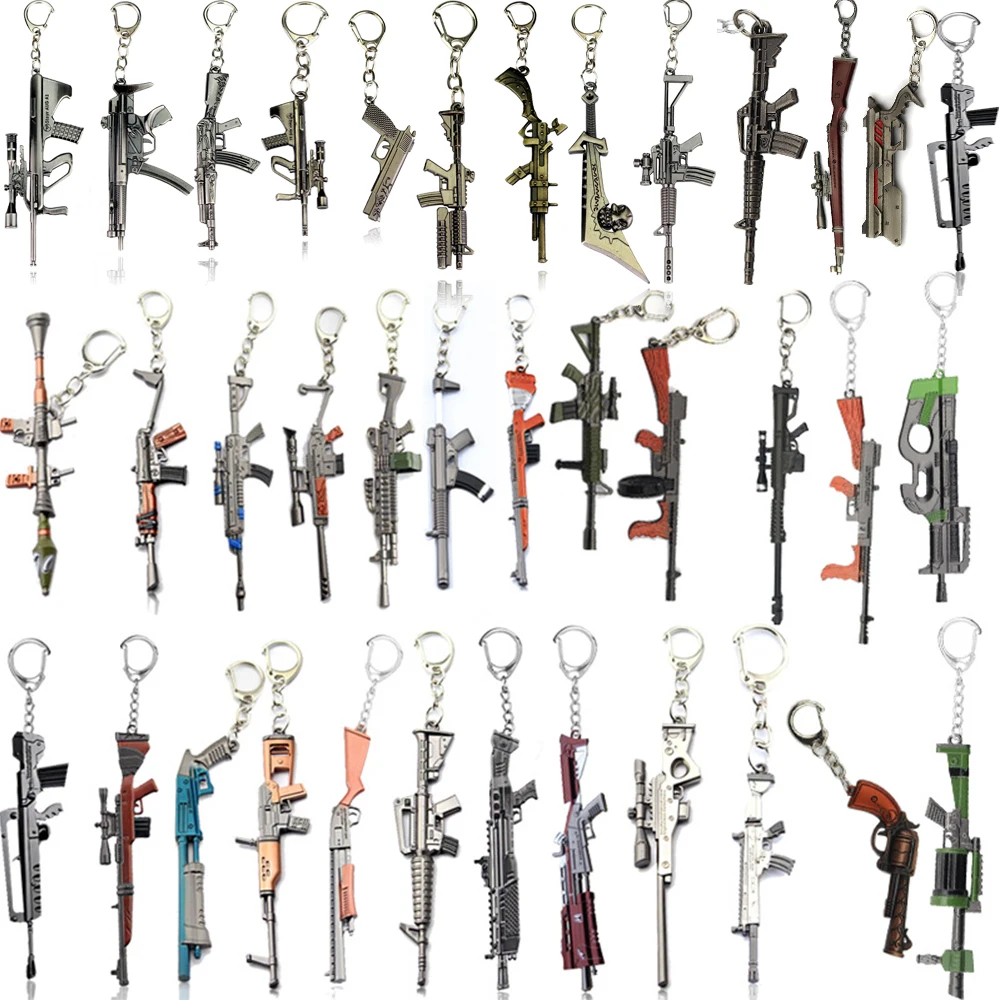 

Novelty Counter Strike Gun Keychain Men Trinket M4A1 AK47 Rifle Sniper Awp CS GO Saber Men's Bag Car Key Chain Jewelry Souvenirs