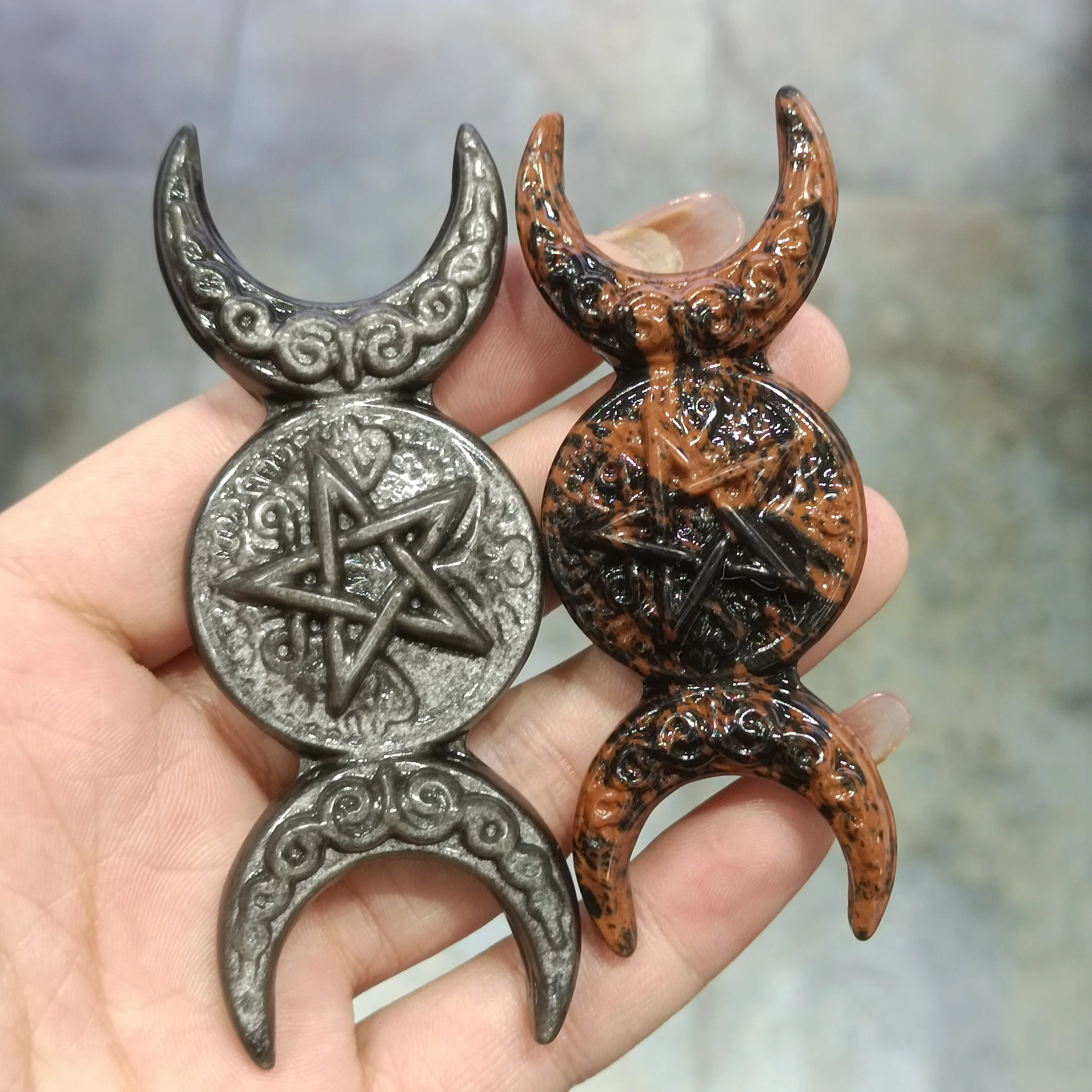 

1 шт., декоративная фигурка из драгоценных камней, 9 см