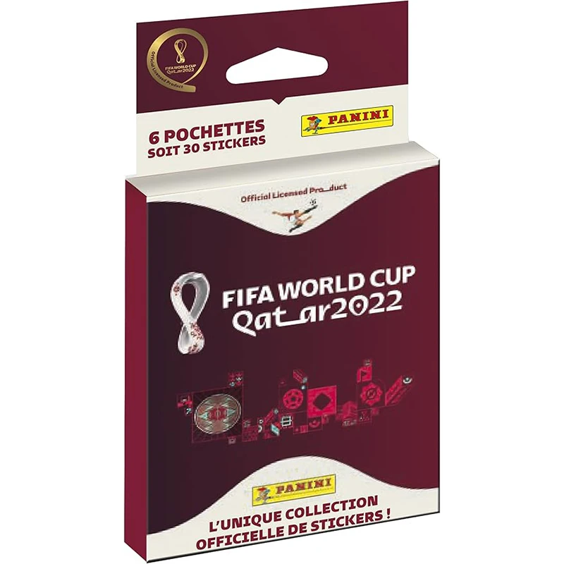 Фото Panini FIFA World Cup QATAR 2022 ALBUM BOX 50 упаковок, 5 наклеек в упаковке №4