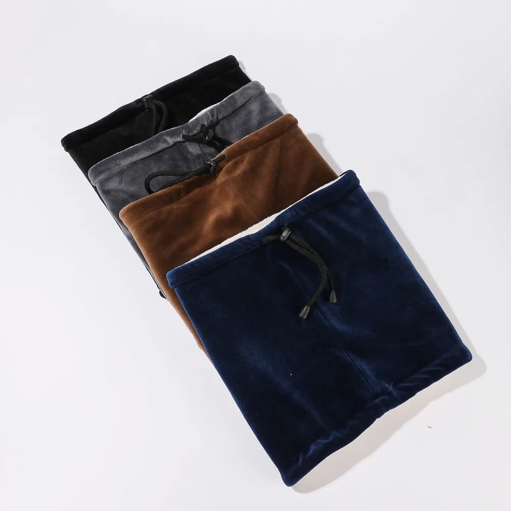 Новые утолщенные теплые шарфы однотонный коралловый бархатный спортивный шарф