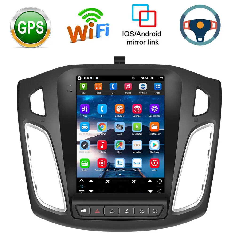 

9.7" Car Radio Android 12.0 For Fort Focus 3 Mk 3 2011-2019 2 Din Stereo Multimedia Video Player GPS Navigation 4G Carplay