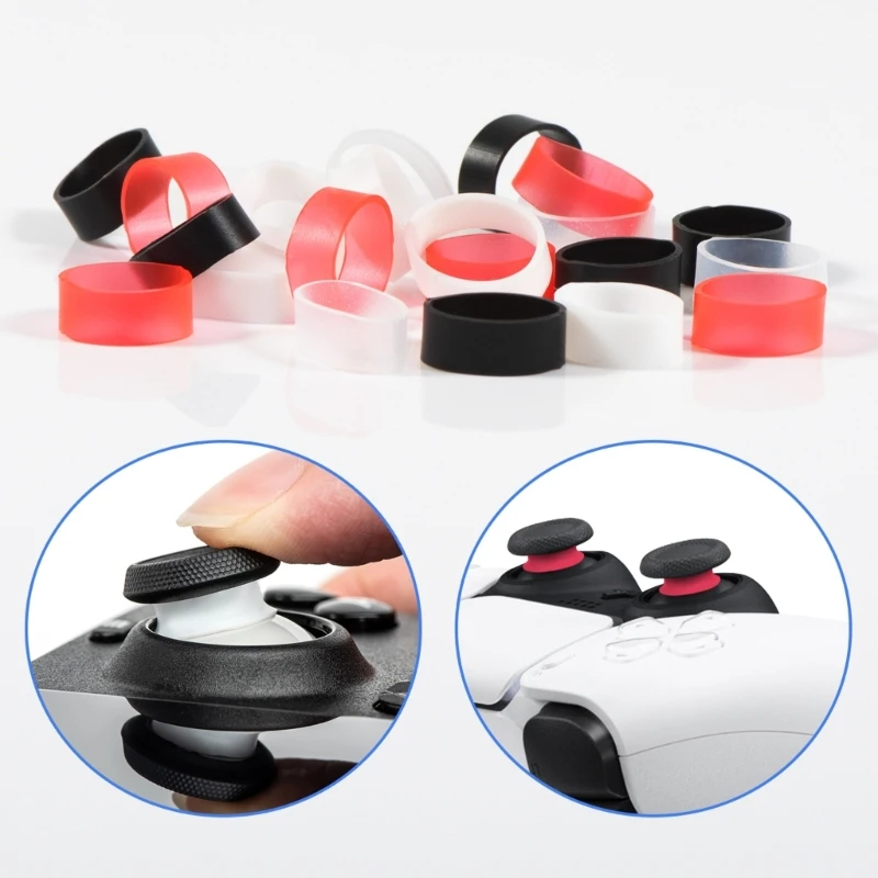 

Elastic Joystick Guard Ring for PS5-/PS4-/Switch- PRO/Steam-Deck Invisible Joystick Cover Protector Silicone Ring