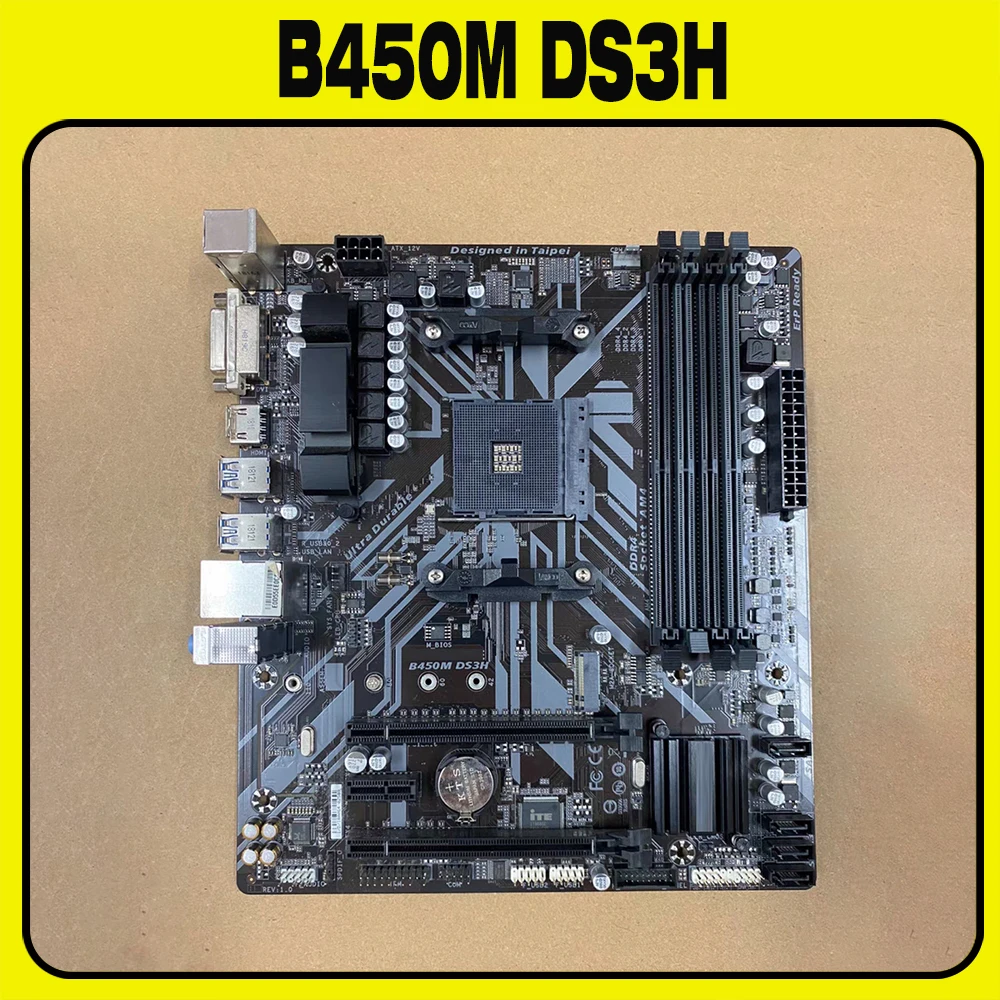 Материнская плата Gigabyte B450M DS3H
