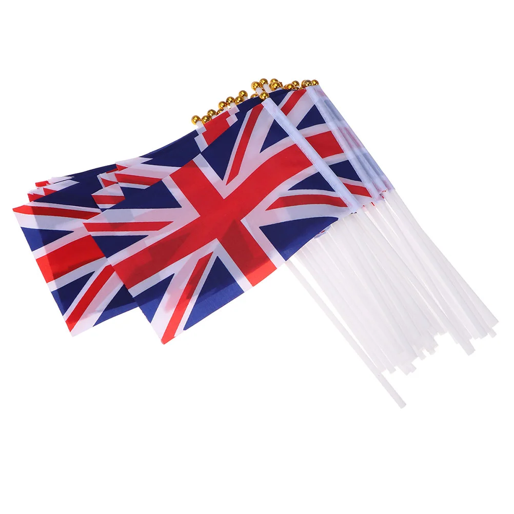 

Flag Flags Uk Hand Union British Jack Stick Mini Britain National Small Bunting Handheld Held Kingdom Waving Country United