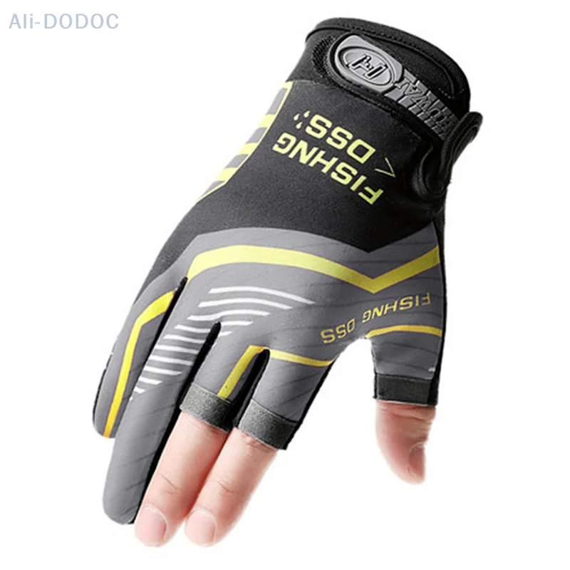 Перчатки для рыбалки защита от солнца Нескользящие шелковые дышащие тонкие