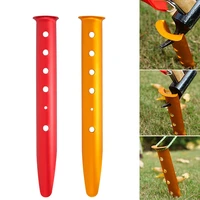 31cm aluminum u shaped tent nail awning canopy stakes peg sand peg ground nails for outdoor camping hiking tents accessories