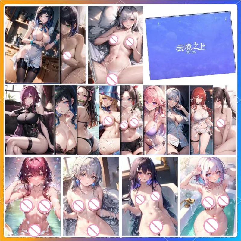 

Сексуальная обнаженная девушка ACG Loli карточка godдесс 'выше облаков часть 3 ограниченная продажа большая карточка А4 Горячий стиль Униформа черный шелк сексуальные девушки