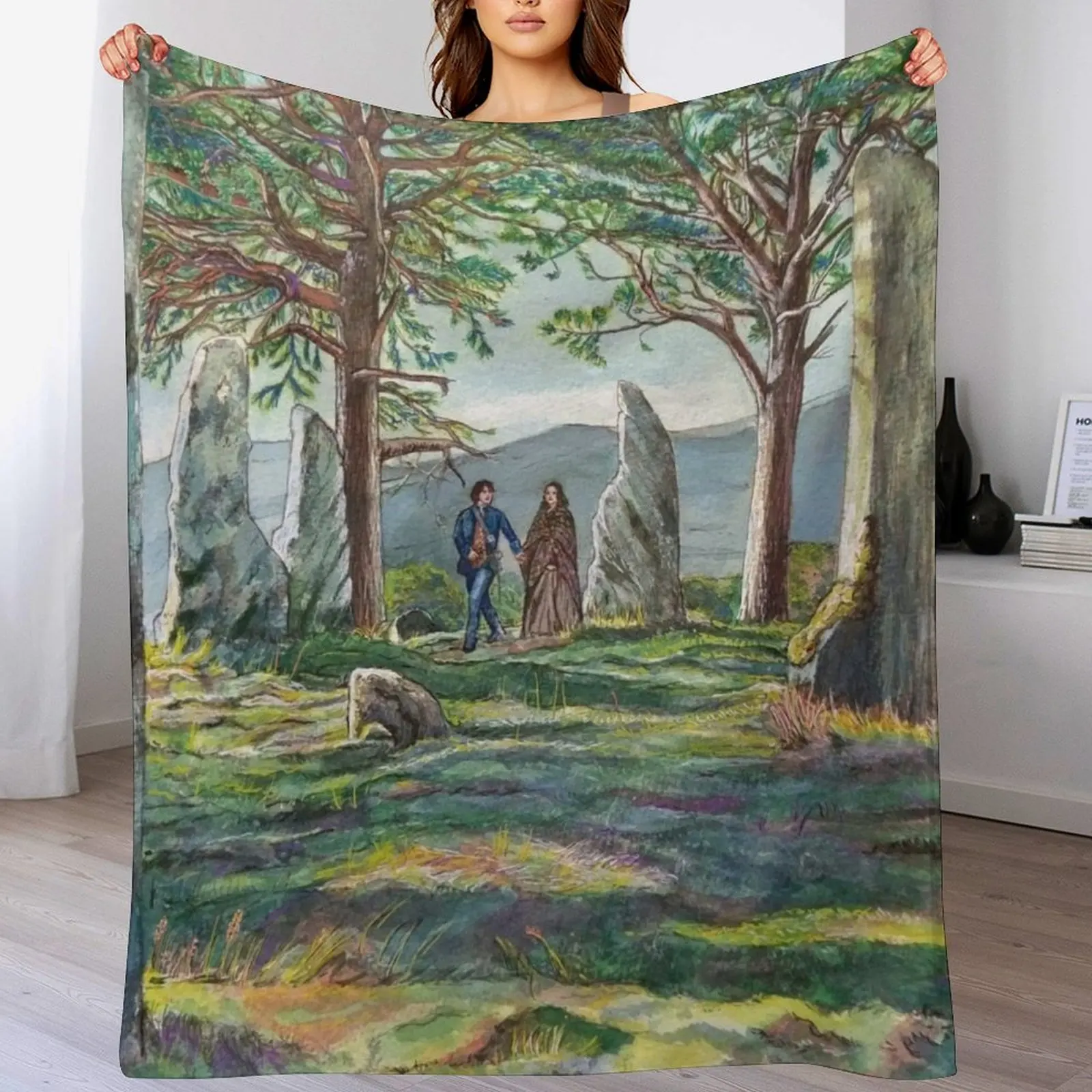 Одеяло Craigh na Dun (Outlander) Retros Furrys Одеяла для пикника