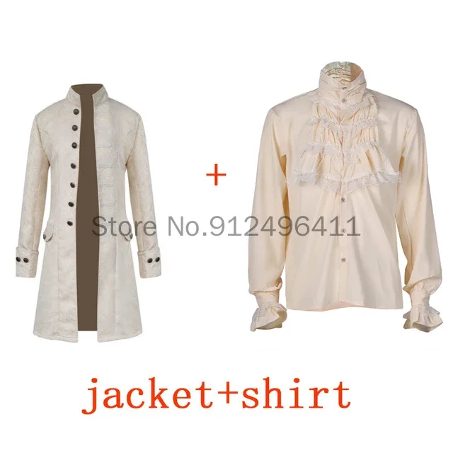 Мужской Тренч в стиле стимпанк пальто/рубашка винтажное пальто принца