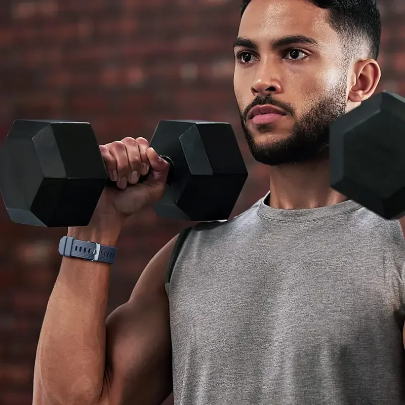Фото Силиконовый ремешок для Samsung Galaxy watch 7 6 44 мм 40 мм 5 pro active 2 Gear s3 20 мм 22 мм Ремешок correa браслет Huawei watch GT/2/3 №4