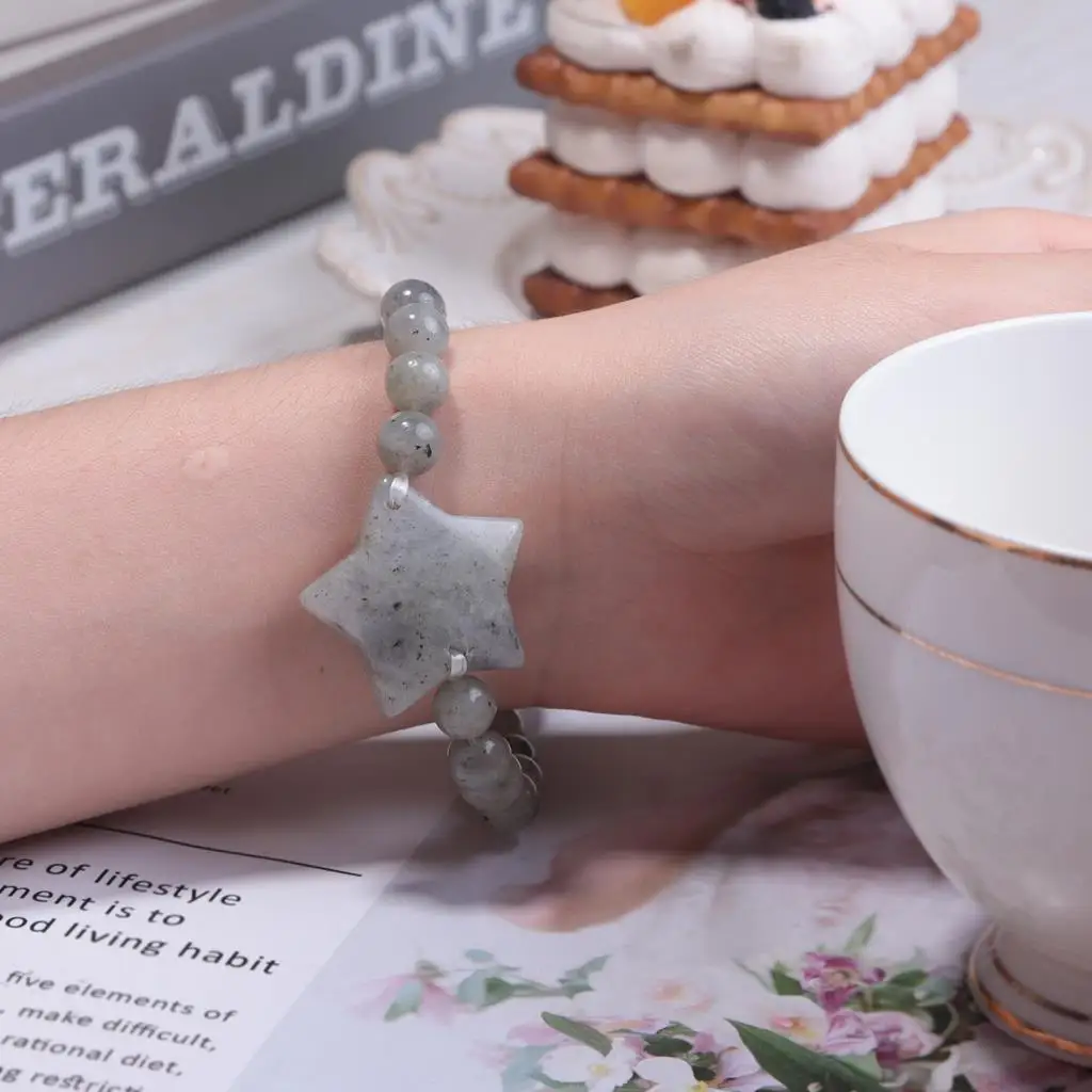 Браслеты ручной работы с кристаллами и звездами для ювелирных изделий унисекс