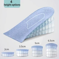 invisible height increases by half insole 23 556 5cm 4layers air up elevator insole heel lift plug in invisible unisex insole