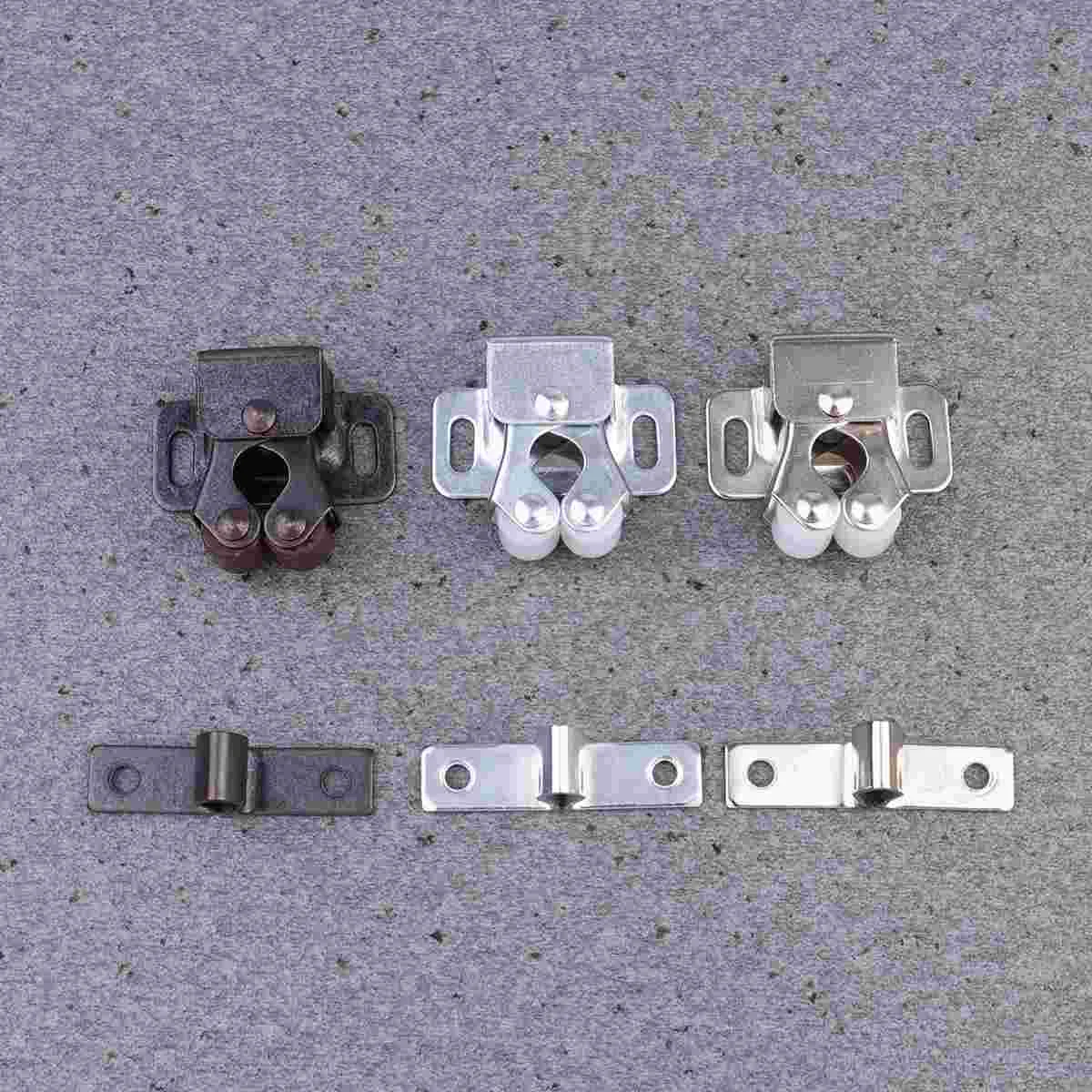 

20 Pcs Door Lock Catcher Latch Double Roller Toggle Clip Closet Latches