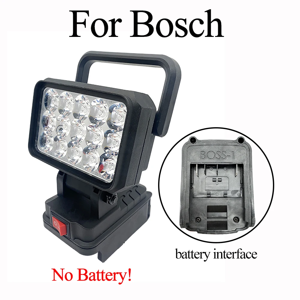 

Портативный светодиодный фонарь Dawupine для аккумулятора 18В