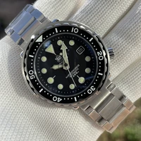 steeldive sd1975 candy color dial ceramic bezel 30atm 300m waterproof stainless steel nh35 tuna mens dive watch automatic