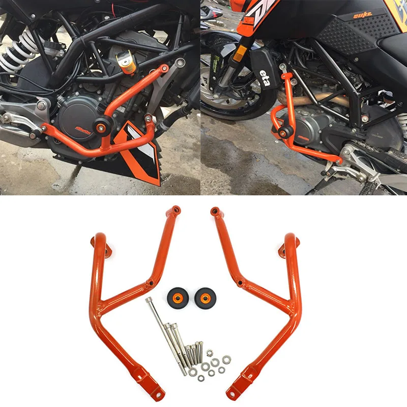 For DUKE 390 DUKE390 2013 2014 2015 2016 Motorcycle Engine Bumper Guard Crash Bars Frame Slider Protector