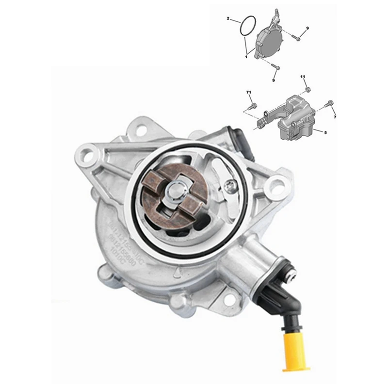 456583 1667586424 701366060 456578 Brake Vacuum Pump Air For Peugeot 3008 308CC 508 Citroen C4L 1.6T
