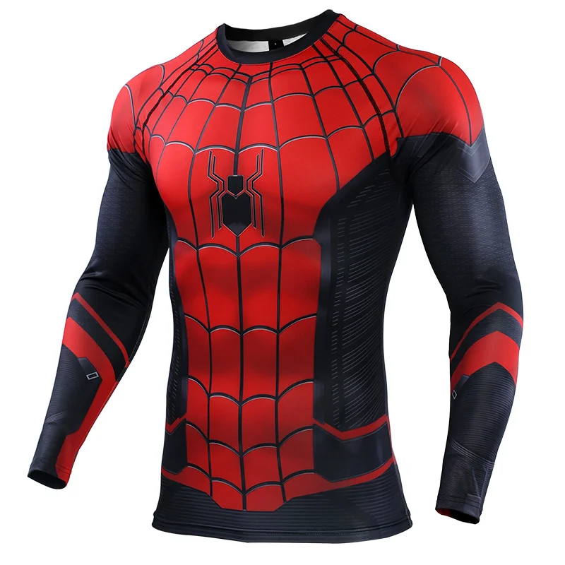 

New Anime Men T-shirt Fashion Casual Compression Fitness Clothing Summer Slim Tight Jersey T Shirt Men Sportswear Tops Tees