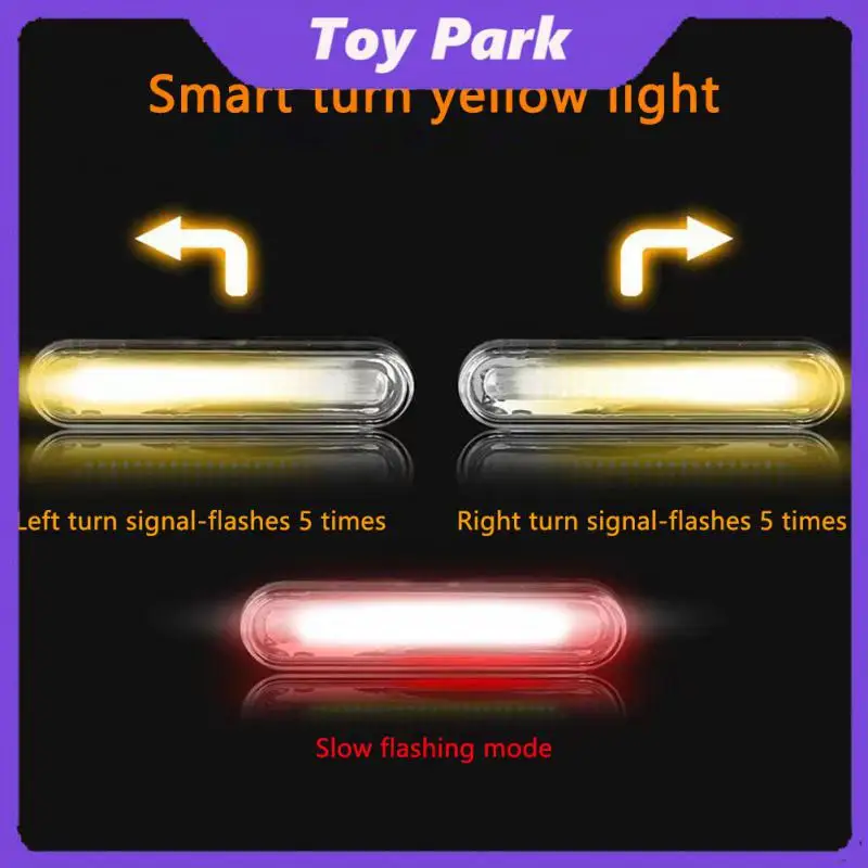

Bike Light Smart Taillight Mountain Bicycle Rear Lighting USB Rechargeable Night Cycling Bicycle Front Light Tail Light Set