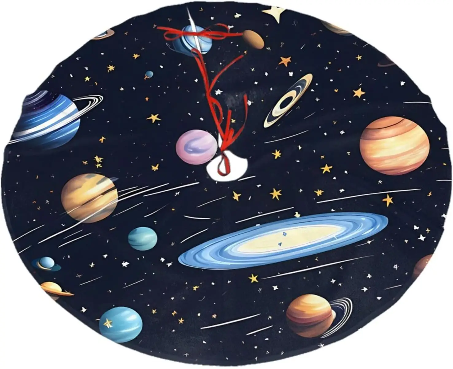 Юбка на рождественскую елку с принтом семьи солнечных батарей искусственное