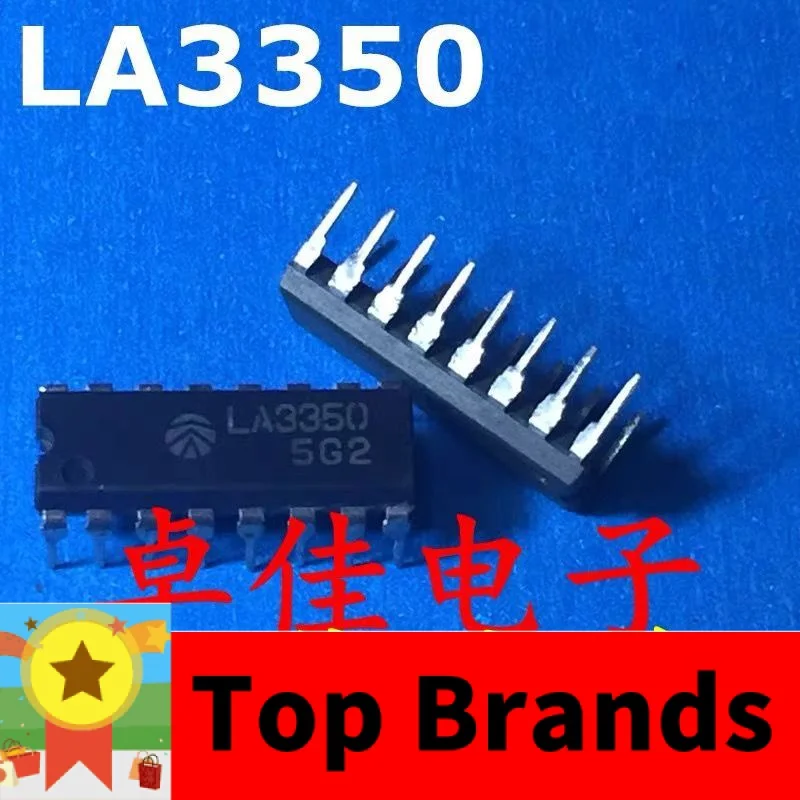 

10pcs/lot LA3350 LA1230 DIP-14 100% NEW free shipping IC chipset Originalle