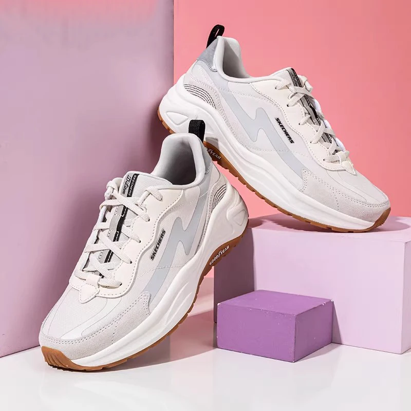 Skechers Женская спортивная обувь Летняя новая модная дышащая повседневная Легкая