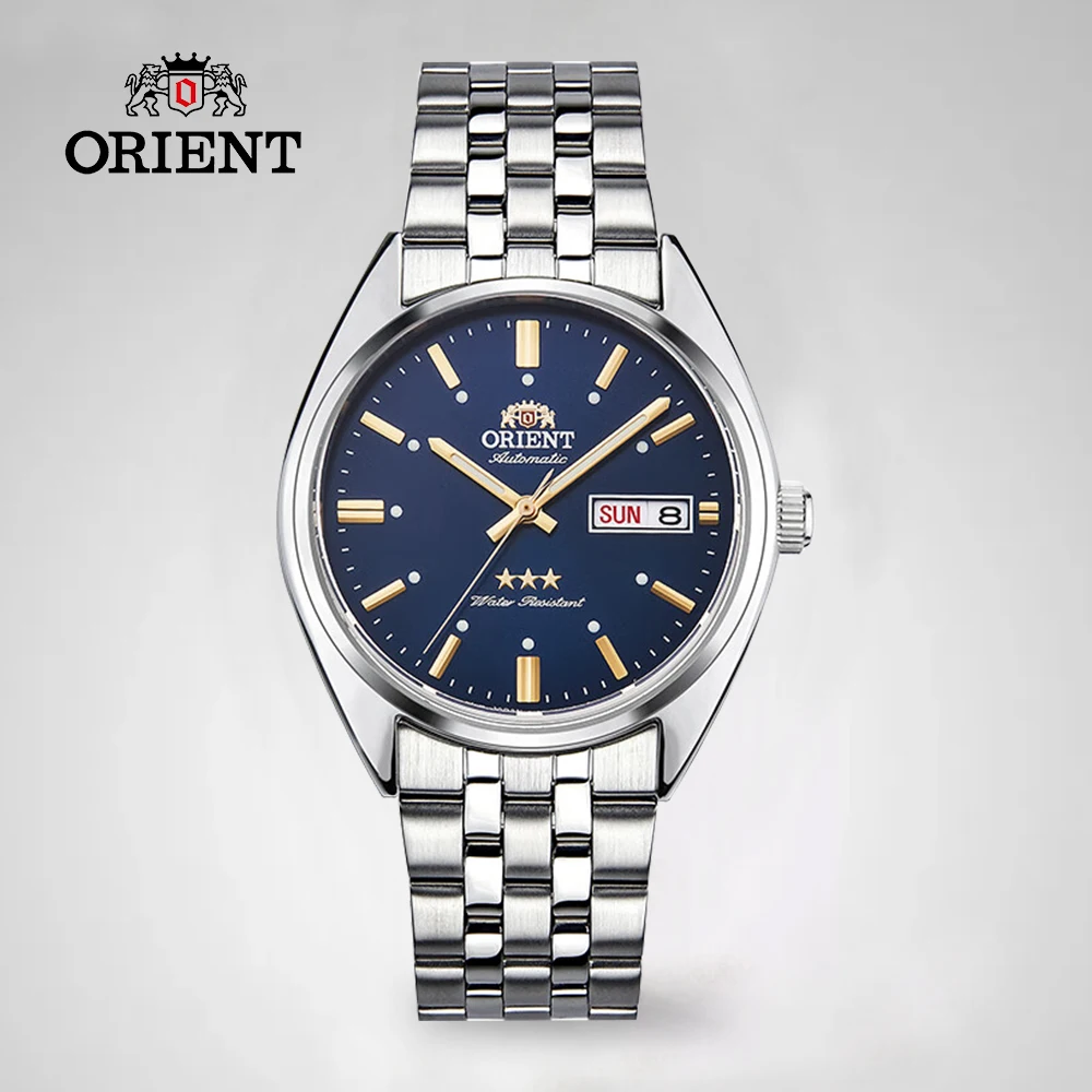 

Original Orient Mechanical Watch for Men, TriStar Vintage Classic Mineral Crystal Business Watch /RA-AB0E16S