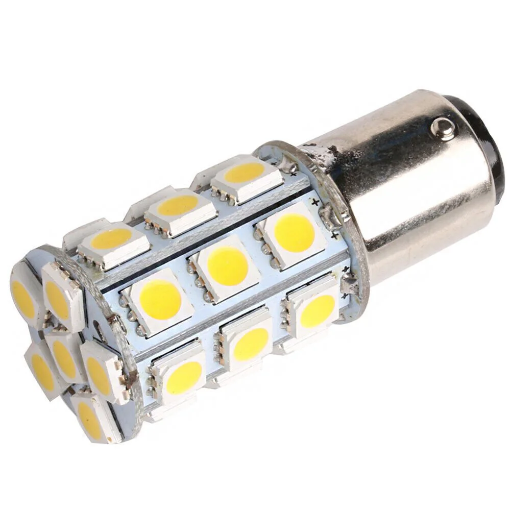 

Parts LED White DC 9V-DC14V Inner Lights Bulbs Practical 1004 1076 1142 1Pcs 27-SMD BA15D 6000K White Brand New