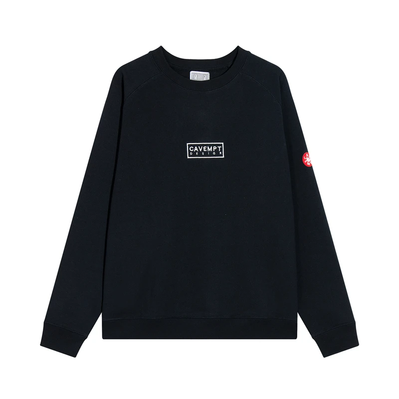 

Толстовки CAV EMPT C.E с вышитым логотипом для мужчин и женщин, высококачественный черный пуловер 1:1, толстовка CAV EMPT с круглым вырезом