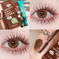 4d silk fiber waterproof mascara for eyelash extension black browm thick lengthening eye lash eyes makeup tool korean cosmetics
